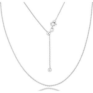 Italian 925 Sterling Silver, 18K Gold Plated 925 Sterling Silver 1.3mm Adjustabl